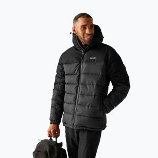 Gefütterte Herrenjacke REGATTA Aldthron ash/black