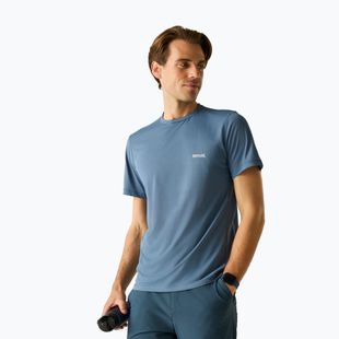 Herren-Trekking-T-Shirt REGATTA Mindoi Anti Insect china blue