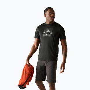 Herren-Trekkingshirt REGATTA Fingal black