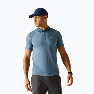 Herren-Trekkingshirt REGATTA Polo Maverikstretch china blue