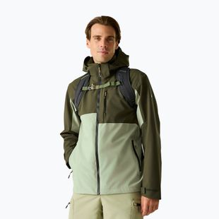 Herren-Regenjacke REGATTA Waterproof Shell Bosfield light sage/dark khaki