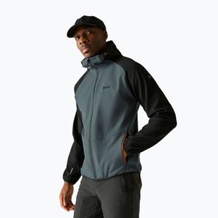 Softshell-Jacke für Herren REGATTA Arec III dark storm/black