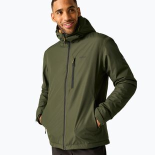 Herren-Regenjacke REGATTA Allston dark khaki/wood brown