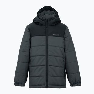 Gefütterte Kinderjacke REGATTA Lofthouse black/seal grey