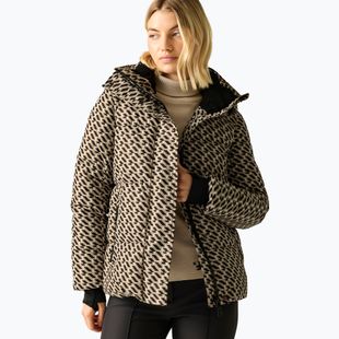 Damen-Skijacke Dare 2b Allure Jacket white pepper geo print