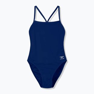 Damen-Einteiler Badeanzug Speedo Solid Endurancex V-Back 2.0 team navy