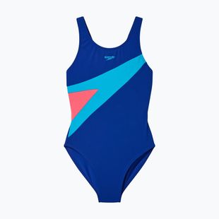 Kinder Badeanzug Speedo Hyperboom Butterfly Back night watch/hyper teal