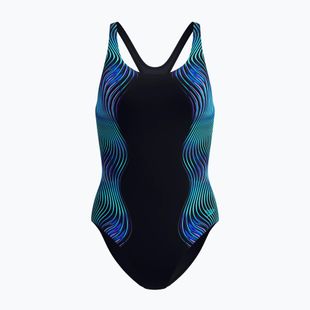 Damen-Einteiler Badeanzug Speedo Print Medalist anthracite