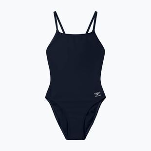 Damen-Einteiler Badeanzug Speedo Solid Endurancex Strappy Back team black