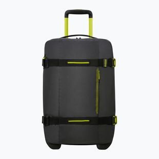 American Tourister Urban Track Duffle mit Rädern 55 l schwarz / lime Reisekoffer