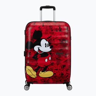 Reisekoffer American Tourister Disney Wavebreaker 64 l mickey comics red