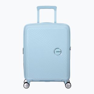 American Tourister Soundbox 41 l pastellblauer Reisekoffer