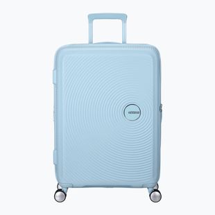 American Tourister Soundbox 81 l pastellblauer Reisekoffer