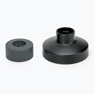 Flaschendeckel mit Strohhalm Kambukka Monza grau/schwarz