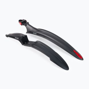 POLISPORT Cross Country Evo Set 24/26 Mtb schwarz MD Fahrrad-Schutzbleche 8622100008