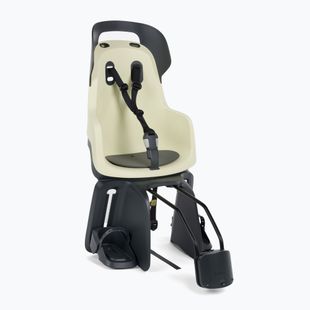 Hinterer Fahrradsitz für Rahmen bobike Go 1P schwarz und beige 8012400001