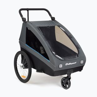 Fahrradanhänger Polisport Kids Trailer&Stroller black/grey