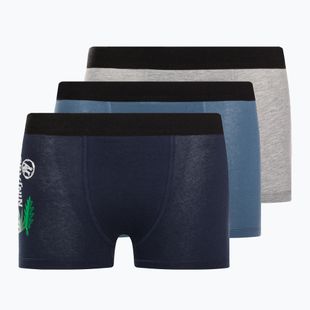 LEGO Lwbo 301 Kinder-Boxershorts 3 Paar grau/grün/blau 12010787