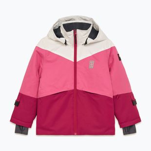Skijacke Kinder LEGO Lwjested 708 dark pink