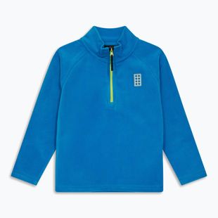 LEGO Lwsinclair 702 blau/limone Kinder-Fleece-Sweatshirt