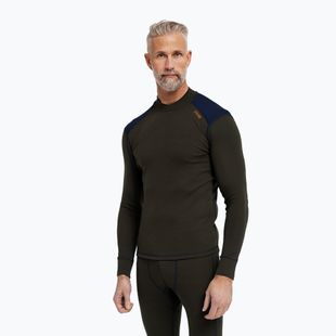 Herren Funktionsshirt langärmlig Dovre Folded Collar khaki