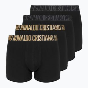 Herrenboxershorts CR7 Basic Trunk 4 Paar 2492 BLACK