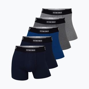 Herrenboxershorts CR7 Basic Trunk 5 pairs 2344 multicolour