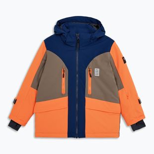 Kinder-Skijacke LEGO Lwjian 713 orange