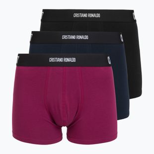 Herrenboxershorts CR7 Basic Trunk 3 pack multicolour