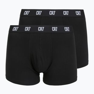Herrenboxershorts CR7 Fashion Trunk 2 pack black