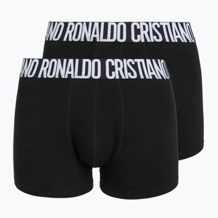 Herrenboxershorts CR7 Fashion Trunk 2 pack black