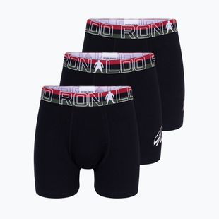 Kinderboxershorts CR7 Trunk 3 pairs black