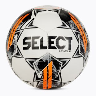 SELECT League Fußball v24 weiß/schwarz Größe 5