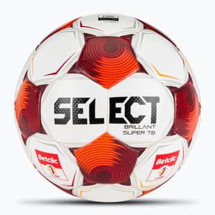 Fußball SELECT Brillant Super FIFA Betclic 1 v25 white/red Größe 5