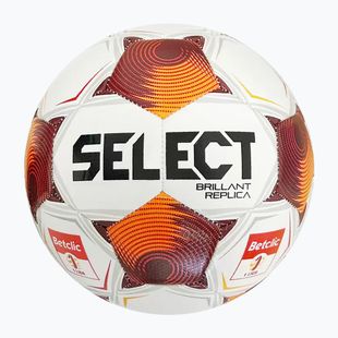 Fußball SELECT Brillant Replica Betclic v25 white/red Größe 4