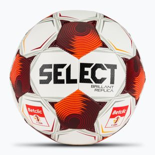 Fußball SELECT Brillant Replica Betclic v25 white/red Größe 5