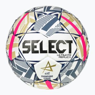 Handballball SELECT Ultimate EHF Champios League LM V26 Replica rozmiar 3 white/red