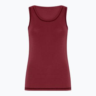 Damen Funktionsshirt Dovre Wool Singlet burgundy