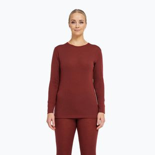 Damen-Funktionssweatshirt Dovre Wool burgundy