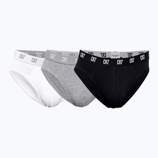 Herren-Slips CR7 Basic Brief 3 Paar black/grey/white
