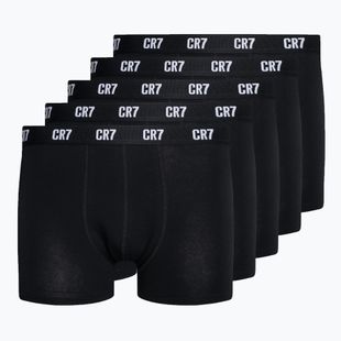Men's CR7 Basic Trunk Boxershorts 5 Paar schwarz