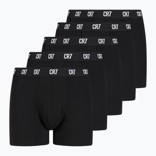 Men's CR7 Basic Trunk Boxershorts 5 Paar schwarz/weiß