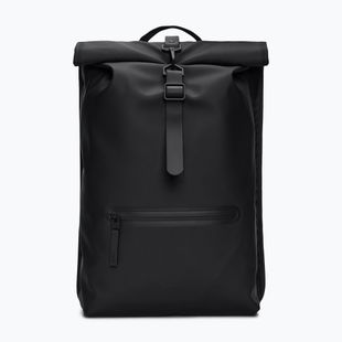 Cityrucksack Rains Rucksack Rolltop 13 + 4 l black