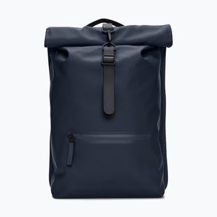Cityrucksack Rains Rucksack Rolltop 13 + 4 l navy