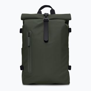 City-Rucksack Rains Rolltop Rucksack Large 23 l green