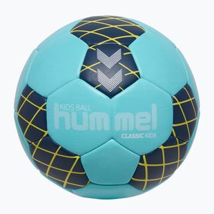 Handball für Kinder Hummel Classic HB Jr light blue/marine/yellow size 0