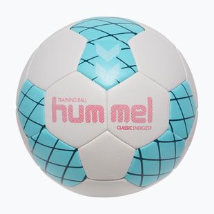 Handballball Hummel Classic Energizer off white/light blue/marine size 2