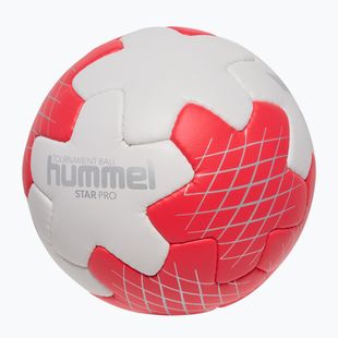 Handballball Hummel Star Pro HB off white/red/silver size 2