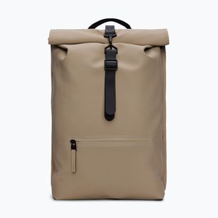 Cityrucksack Rains Rucksack Rolltop Beige