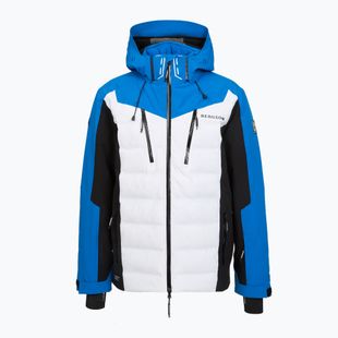 Herren-Skijacke BERGSON Velox Stx ibiza blue/white